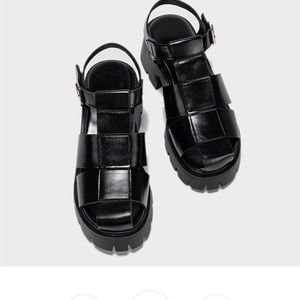 Newbella Solid Color Platform Fisherman's Shoes